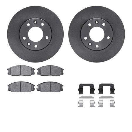 DYNAMIC FRICTION CO 6512-21134, Rotors with 5000 Advanced Brake Pads includes Hardware 6512-21134